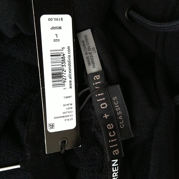 ALICE + OLIVIA Elaine open-back French cotton-blend terry hoodie - Picture 5 of 5